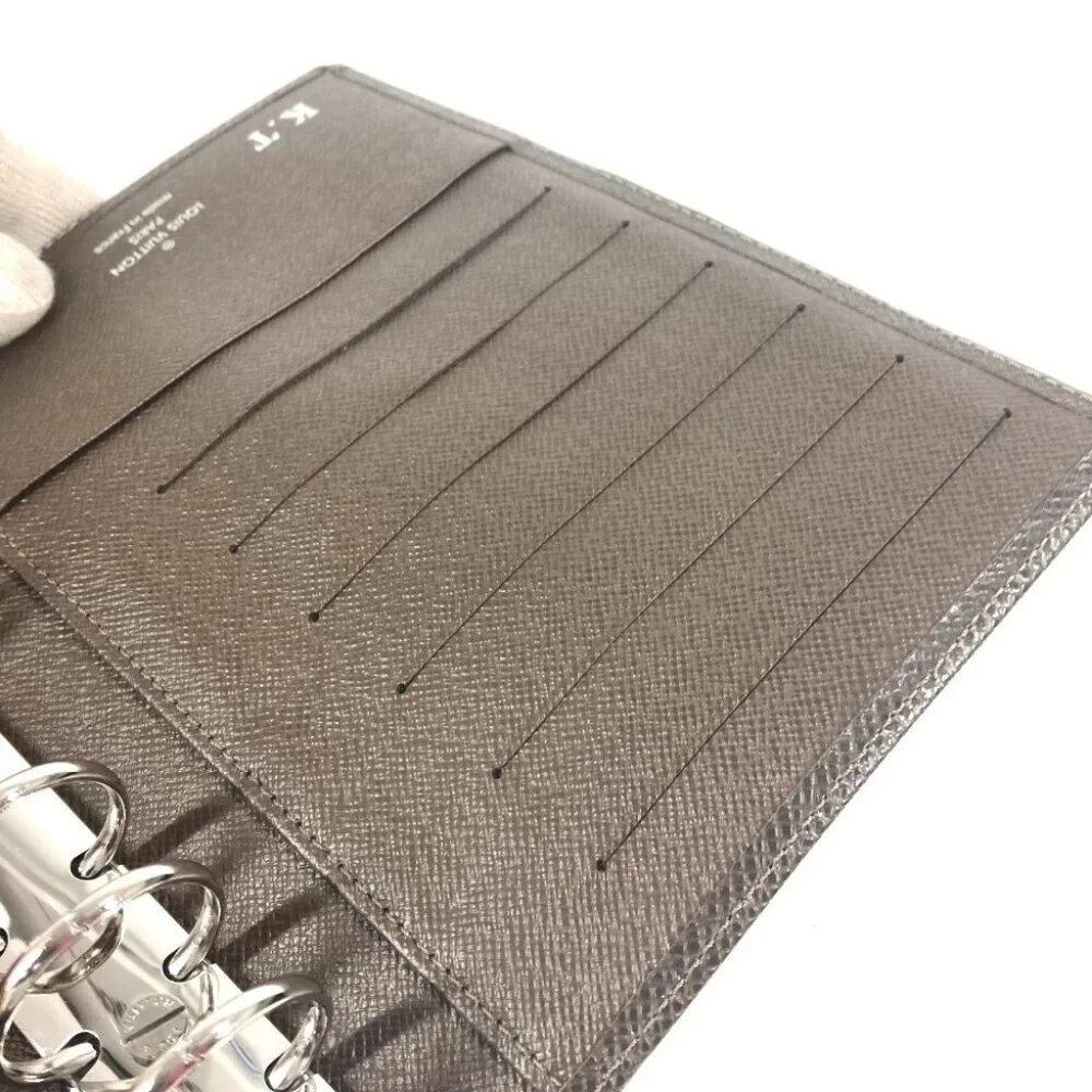 LOUIS VUITTON R20432 Taiga AgendaMM Stationery System Planner Notebook cover
